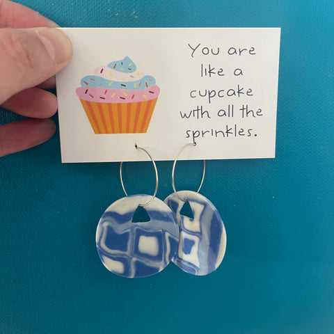 Handsculpted Porcelain Earrings