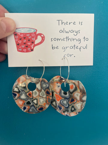 Handsculpted Porcelain Earrings