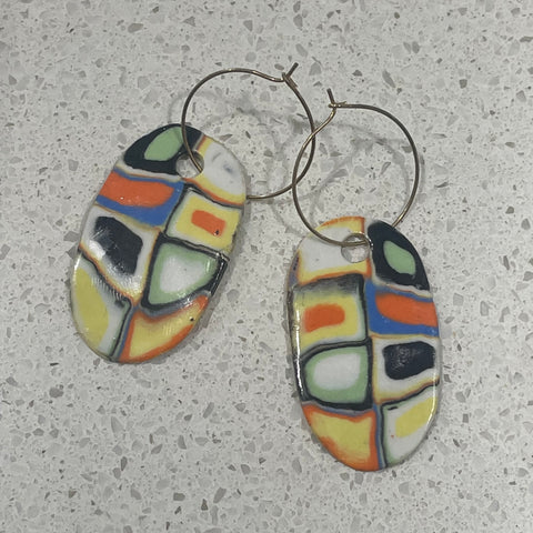 Handsculpted Porcelain Earrings