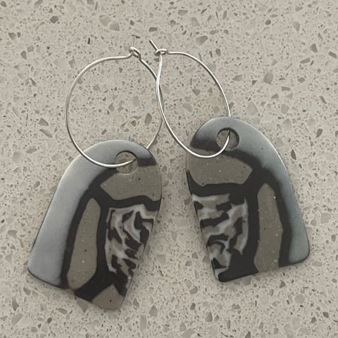 Handsculpted Porcelain Earrings