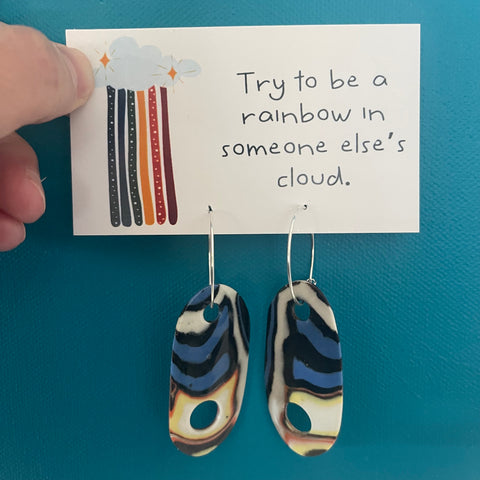 Handsculpted Porcelain Earrings