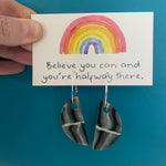 Handsculpted Porcelain Earrings
