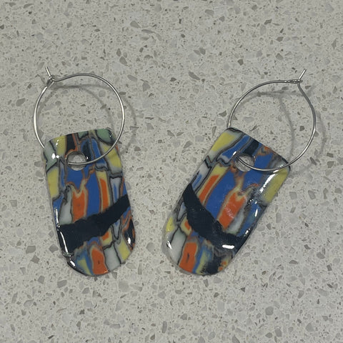 Handsculpted Porcelain Earrings