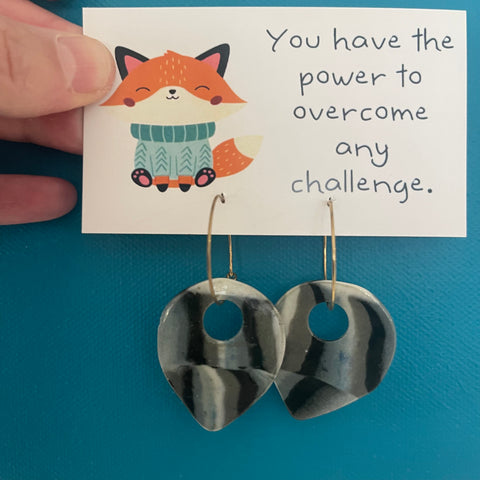 Handsculpted Porcelain Earrings