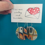 Handsculpted Porcelain Earrings