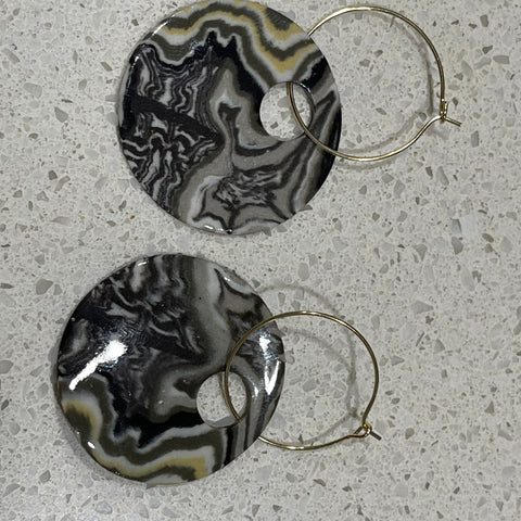 Handsculpted Porcelain Earrings