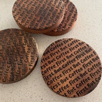 Coffee first coasters