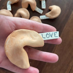 Ceramic fortune cookie