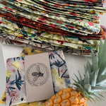 25cm by 25cm Beeswax Pouch random print