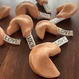 Ceramic fortune cookie