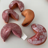 Ceramic fortune cookie