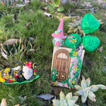 Hand crafted Fairy house 16cm  tall