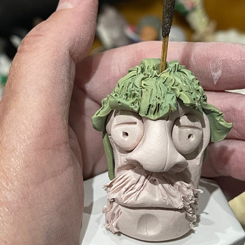 Fun face Incense holder