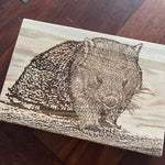 Wally wombat 300mm  by 200mm