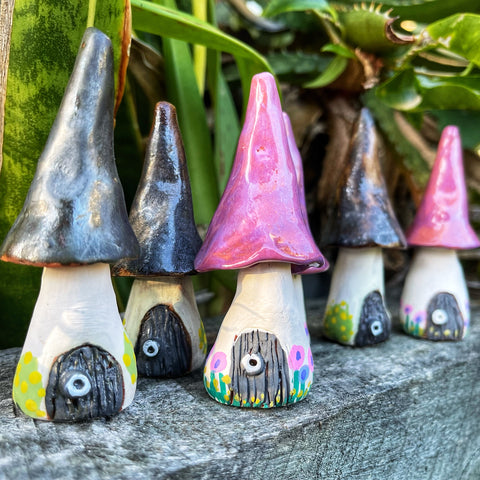 Terracotta miniature fairy house  (one of a kind)