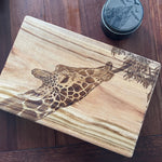 Giddy the giraffe 300mm  by 200mm